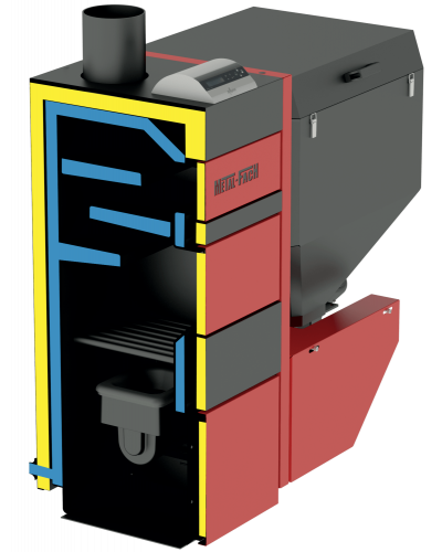 Котел Metal-Fach SMART Auto ECO 25 кВт с правой подачей (с интернет-модулем)