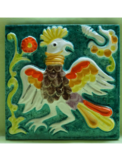 Феникс (изразцовая плитка)