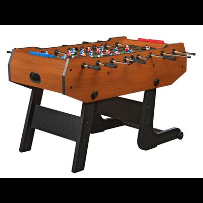 Игровой стол — футбол складной «Maccabi» (140×75×89, орех)