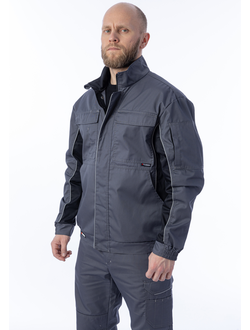 Куртка BRODEKS KS 201 цв. серый/чёрный