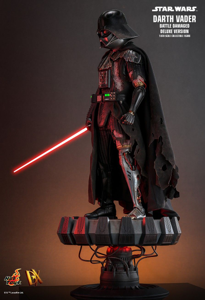 Дарт Вейдер в бою (Звездные Войны, Star Wars) - Коллекционная фигурка 1/6 Darth Vader Battle Damaged (Deluxe Version) (DX45) - Hot Toys
