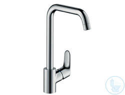 Смеситель для кухни Hansgrohe Focus E2 сталь (Германия)