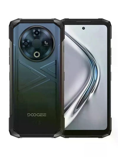 Doogee Смартфон Fire 6,16 ГБ (6 + 10) 256 ГБ, 50 МП, 10400 мАч, тепловизор 6/256 ГБ, черный