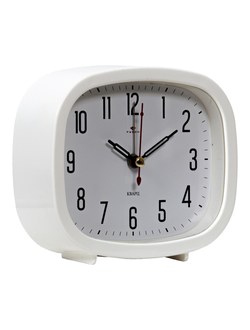 Будильник В5-003 кварц, корпус белый "Классика" "Рубин"