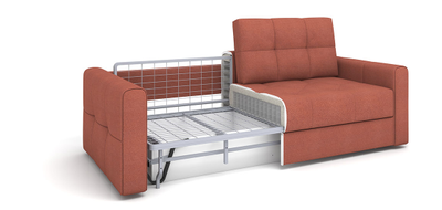 НОВЫЙ ПРУЖИННЫЙ ДВУСПАЛЬНЫЙ ДИВАН-КРОВАТЬ СОРРЕНТО, КАРКАС МЕТАЛЛ, ПАНТОГРАФ, СО СЪЕМНЫМ ЧЕХЛОМ, БЕЛЬЕВЫМ ЯЩИКОМ