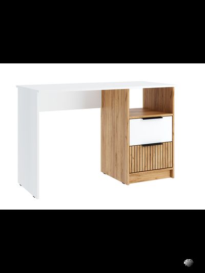 ИВИС Стол письменный СП-001 Дуб Крафт золотой / Белый