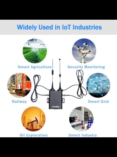 DE/H927EU Уличный 4G/3G роутер для систем видеонаблюдения, металлический корпус WiFi (b/g/n) до 150 Мбит/с (LAN*1)