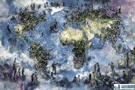 Зоны покрытия спутников VSAT