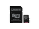 Карта памяти Kingston Canvas Select microSDXC UHS-I Cl10 + адаптер, SDCS/256GB