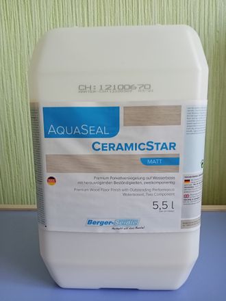 Профессиональный паркетный лак Berger CeramicStar 5,5 л