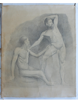 "Натурщики" бумага карандаш 2000-е годы