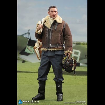 Британский пилот (Том Харди, "Дюнкерк")  - Коллекционная фигурка 1/6 WWII British Pilot Squadron Leader – Tom (K80187) - DID