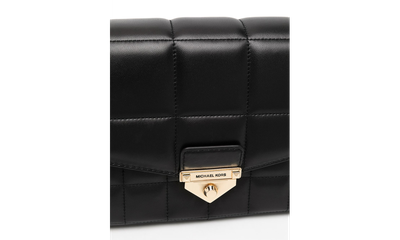 Сумка женская Michael Kors Soho стеганая черная