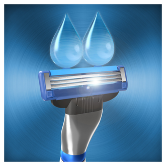 Сменная кассета Gillette Mach3 Turbo, 2 шт C лезвиями прочнее, чем сталь
