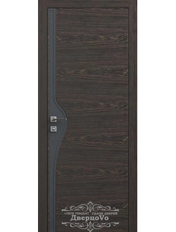 PORTE RICHI (Беларусь). АРТ, ЛШ202, НАТУРАЛЬНЫЙ ШПОН ДУБА (БРАШ КОЛОР), ТОН 14 + ЭМАЛЬ ЧЕРНАЯ. ПОЛОТНО ГЛУХОЕ.