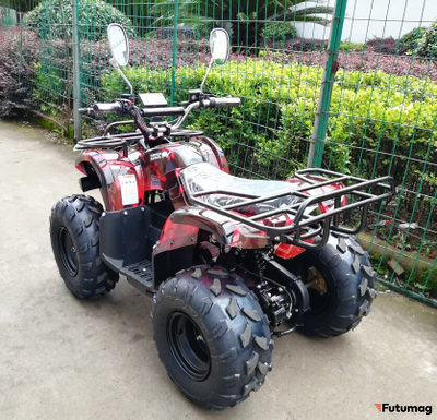 Квадроцикл GreenCamel Атакама T120 (48V 800W R8 Цепной привод) Армейский-красный