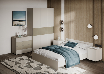 Атлантис Комод КМ-001 Кашемир / МДФ - матовая Флан GA-06