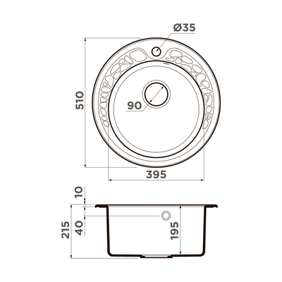 Мойка OMOIKIRI TOVADA 51