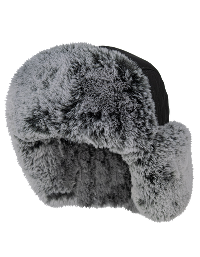 Шапка-ушанка BRODEKS Extreme KM109, черная