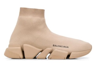 Beige balenciaga speed outlet