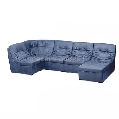 ОР003 Диван угловой "Арабис-5" (пума). Размер: 4580*1080*1400/2000. Спальная зона: 1400*3210