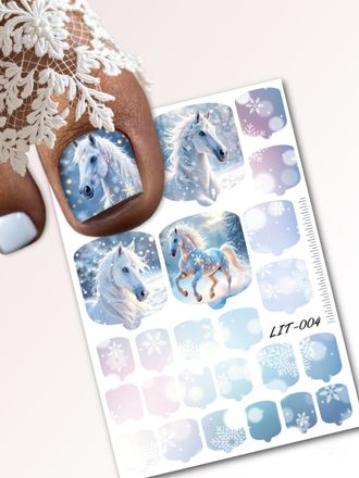 Мини пленки для педикюра LIT-004