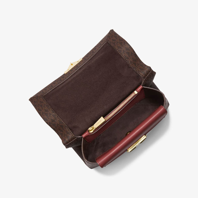 Сумка женская MICHAEL KORS CECE MEDIUM коричнево-бордовая