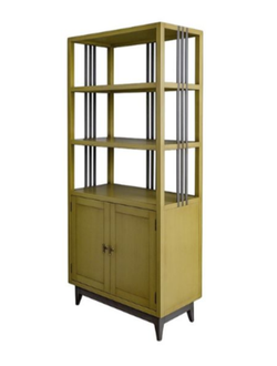 Стеллаж с нижней тумбой, в стиле 50х.