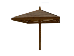 Пляжный зонт из дерева купить в Ялте