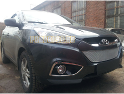 Защита радиатора Hyundai IX35 2010- chrome PREMIUM
