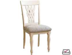 Чехол на сиденье стула Жаккард Волна Серый/2 штуки. Россия