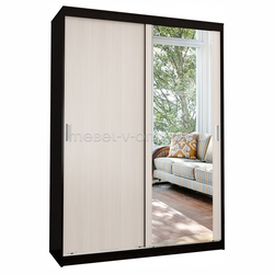 ШМ088 Шкаф-купе Мираж AL-1,5 с зеркалом. Размер: 1505*2105*570.