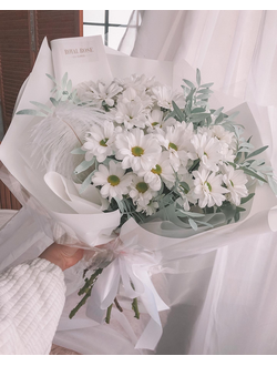 Ромашки с мятной зеленью