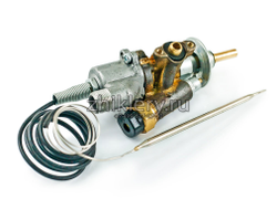 Кран горелки духовки DARINA  GM141, 241, 341, 441 с термостатом и газ-контролем (Т3-NO-04-000-820342L) 1-ход