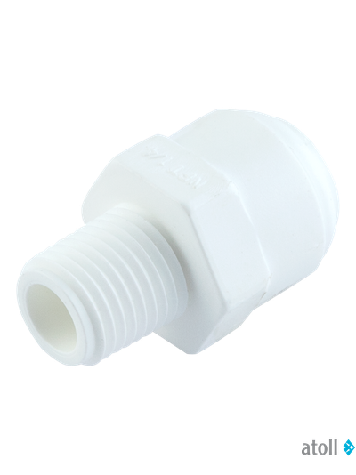 Переходник прямой atoll MC0402 1/4ц х1/8рн (Male Connector) (Z-Q-1042)