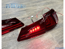 Стопы Lexus IS 05-12 красные стиль 16+