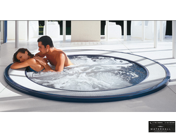 JACUZZI ALIMIA Минибассейн D237х98 см,цвет акрила Cobalt (97) встраеваемый , в компл. компенсац.бак Standart