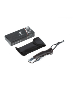 Нож складной Stinger,92мм,(серебр.),сталь/дерево (серебристо-корич.),FK-725