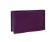 Визитница карманная BEFLER "Гипюр" на 40 визиток, натуральная кожа, тиснение, фиолетовая, V.43.-1