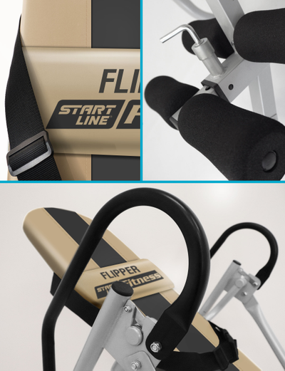 Инверсионный стол Start Line FLIPPER бежево-серый c подушкой