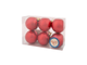 Набор шаров Красный калейдоскоп 6 см 6 шт, 17,4х11,6х5,8см, 80684