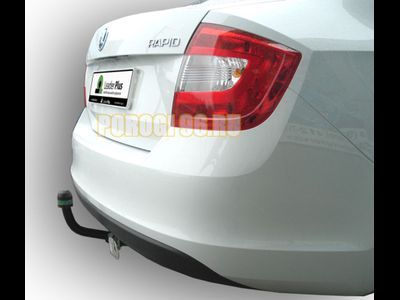 Фаркоп Лидер-Плюс на седан и лифтбек для Volkswagen Polo/Skoda Rapid 2009-2019