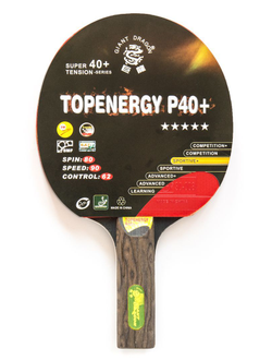 Теннисная ракетка Dragon Topenergy 5 Star New (прямая)