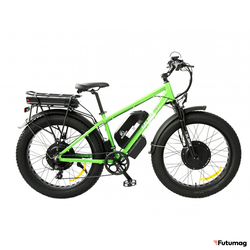 Электровелосипед Elbike Phantom Twix 2000 зеленый