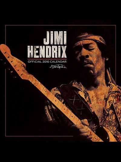 Jimi Hendrix Official Календарь 2016 ИНОСТРАННЫЕ ПЕРЕКИДНЫЕ КАЛЕНДАРИ 2016, Jimi Hendrix Official CA