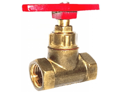 Вентиль запорный латунь 15б1п Ду 15 Ру16 ВР прямой Цветлит