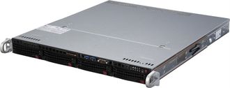 Сервер Supermicro SuperServer SYS-5019C-M 1U, 1xLGA 1151, TDP up to 95W, Intel C246, 4xDDR4, 4x3.5&quot; Hot-swap, SATA3 (6Gbps); RAID 0, 1, 5, 10, 1xPCI-E 3.0 x16, 2x1GbE LAN, 1xRJ45 IPMI, 2xUSB 3.1, 2xUSB 2.0, 1xVGA, 1 COM, 1x350W