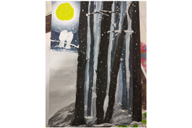 Тема: "Ахроматические цвета" Живопись