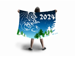 Флаг большой год Дракона №2