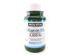 Витамин D3 (Vitamin D3) Aksu vital 60кап